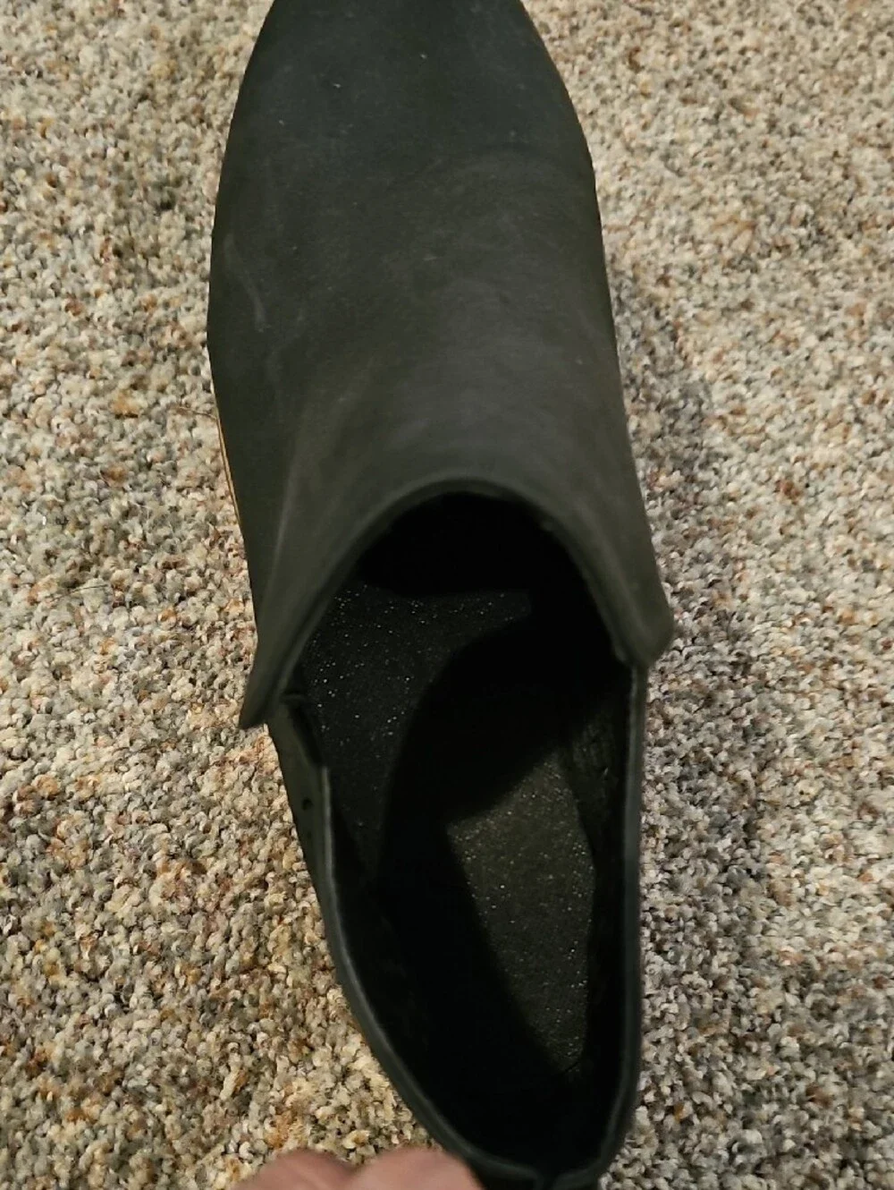 Women's Size 42 Black Cutout Ankle Booties - Sleek Everyday Style